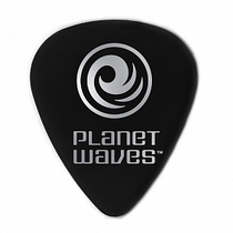 1CBK7-10 Celluloid Extra Heavy Медиаторы черные очень толстые, целлулоид, 10шт Planet Waves