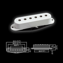 BS-11Neck-WH Звукосниматель магнитный, сингл, нековый, белый, Belcat