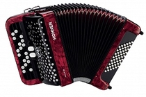 A4253 NOVA II 48 RED Аккордеон кнопочный Hohner