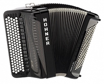 A3689 GENIUS IV 120 BK B-S Аккордеон кнопочный Hohner