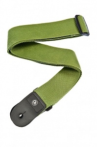 PWS107 Polypropylene Полипропиленовый ремень для гитары, зеленый, Planet Waves
