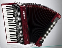 A1683 (A4083) BRAVO III 120 Red Аккордеон трехголосный с готовым аккомпанементом Hohner